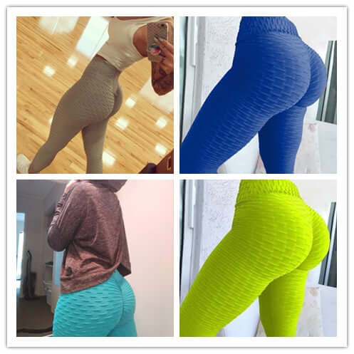 Booty Lifting Scrunch Leggings  Anti-Cellulite High Waist Gym Wear