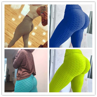 Booty Lifting Scrunch Leggings  Anti-Cellulite High Waist Gym Wear
