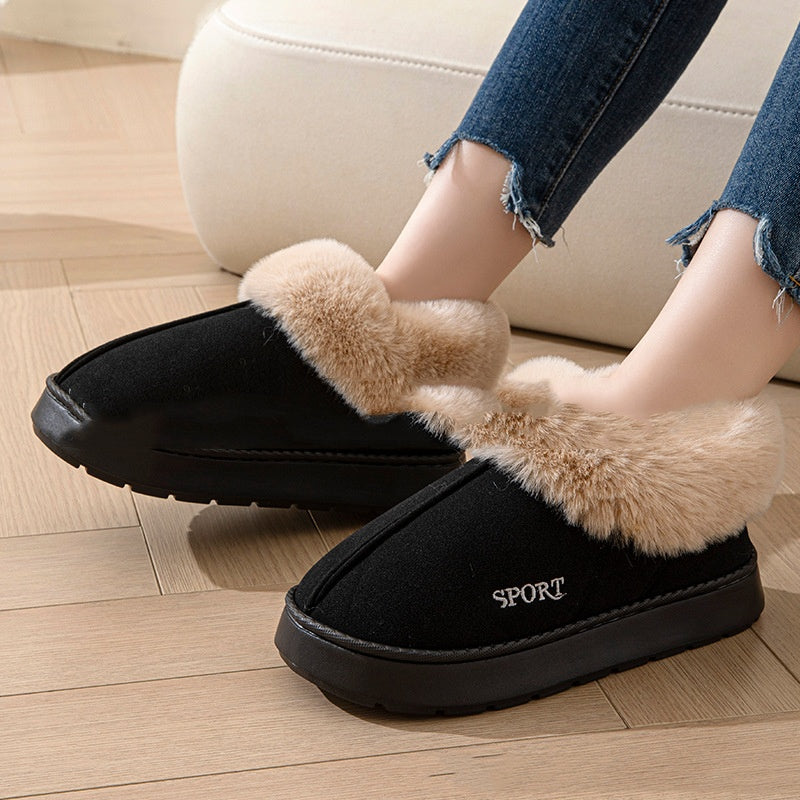 Women’s Cozy Plush Slippers – Faux Fur Soft Indoor Comfort Slides