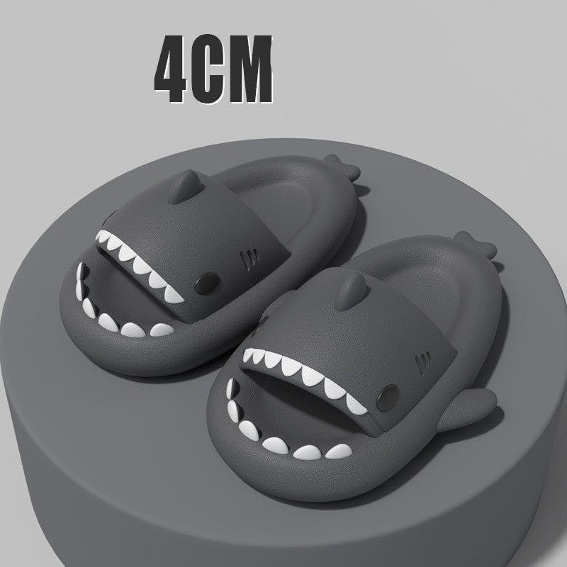 Cartoon Shark Slippers  Funny Soft Indoor & Outdoor Shoes for Couples