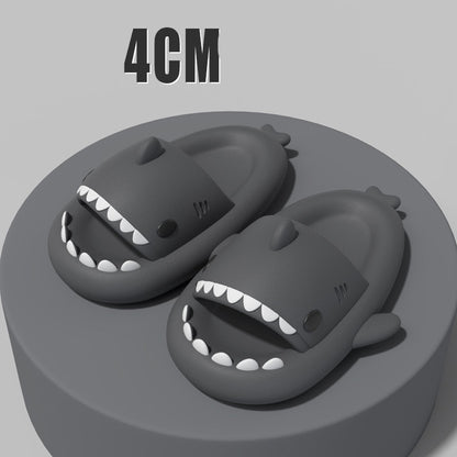 Cartoon Shark Slippers  Funny Soft Indoor & Outdoor Shoes for Couples