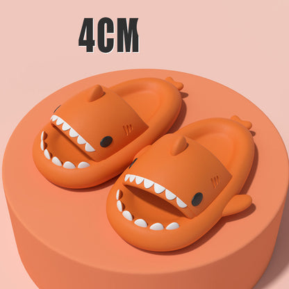 Cartoon Shark Slippers  Funny Soft Indoor & Outdoor Shoes for Couples