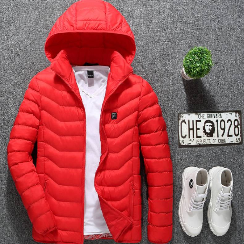 Men’s USB Heated Jacket – Electric Thermal Winter Heating Coat