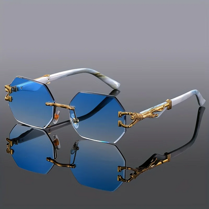 Noir Gold-Plated Polarized Sunglasses