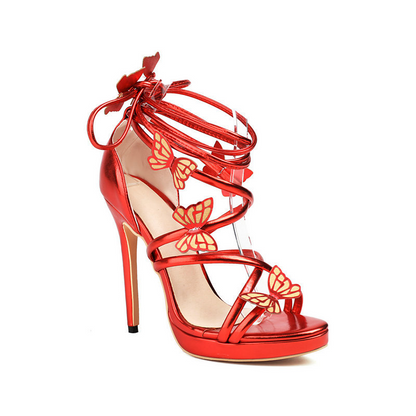 Sabrina Butterfly Heels – Women’s Elegant High Heel Sandals