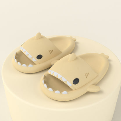 Cartoon Shark Slippers  Funny Soft Indoor & Outdoor Shoes for Couples