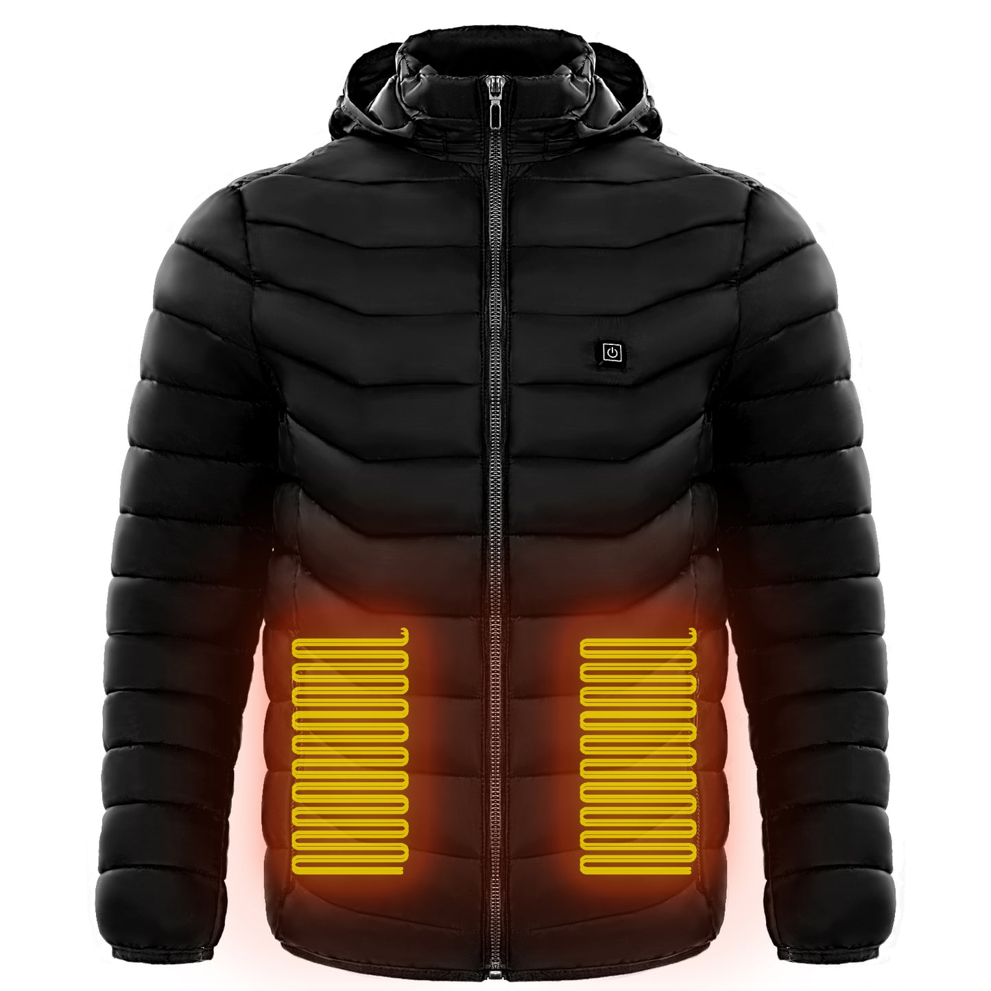 Men’s Heated Puffer Jacket – Electric 9 Zone Heating Winter Coat