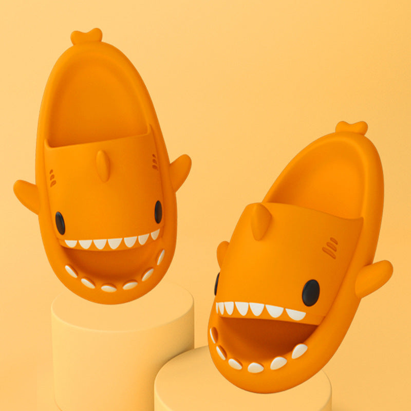 Cartoon Shark Slippers  Funny Soft Indoor & Outdoor Shoes for Couples