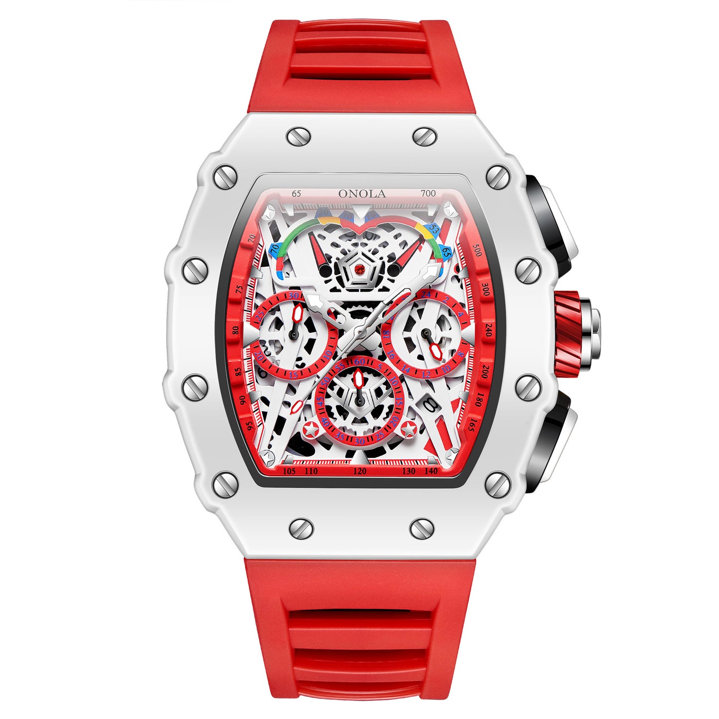 Multifunctional Waterproof Quartz Men’s Watch – Fashion Sports Wristwatch