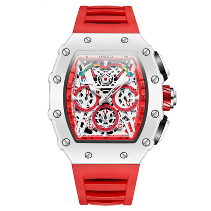 Multifunctional Waterproof Quartz Men’s Watch – Fashion Sports Wristwatch
