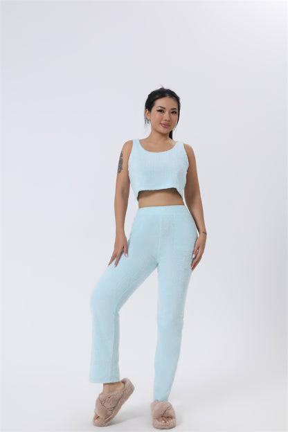 Women’s Cozy 3 Piece Pajama Set – Warm Lounge Wear Matching Set