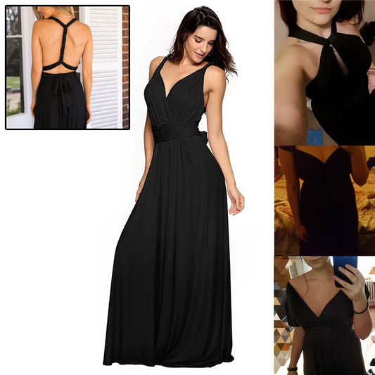 Sexy Backless Maxi Dress Women