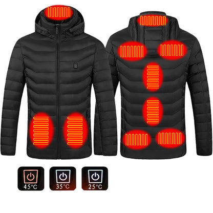 Men’s USB Heated Jacket – Electric Thermal Winter Heating Coat