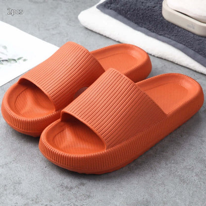 Soft Home Couple Slippers  Comfortable Indoor House Slippers