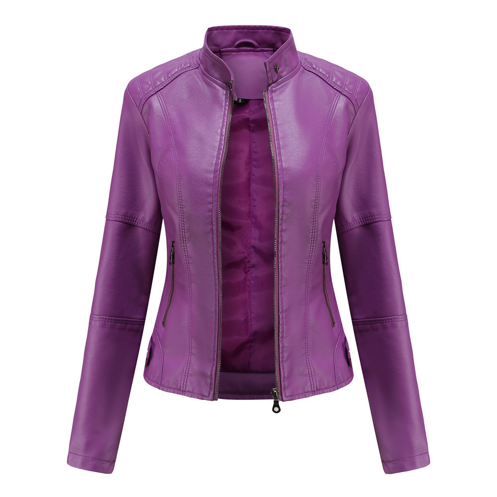 Women’s Soft Neck Spring Jacket – Lightweight Everyday Layered Outerwear