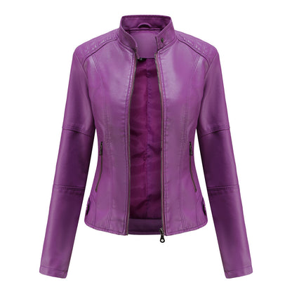 Women’s Soft Neck Spring Jacket – Lightweight Everyday Layered Outerwear