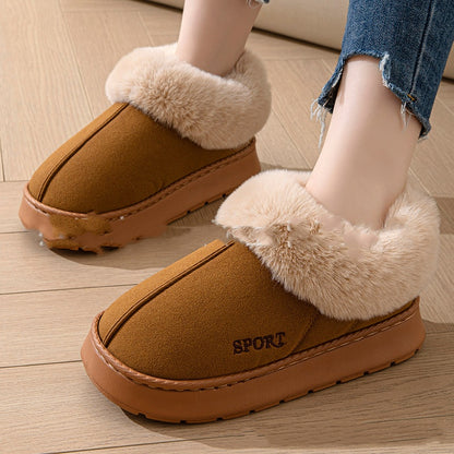 Women’s Cozy Plush Slippers – Faux Fur Soft Indoor Comfort Slides
