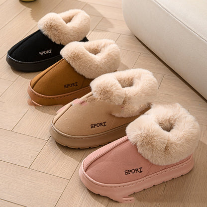 Women’s Cozy Plush Slippers – Faux Fur Soft Indoor Comfort Slides