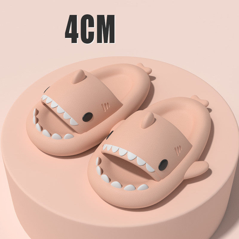 Cartoon Shark Slippers  Funny Soft Indoor & Outdoor Shoes for Couples