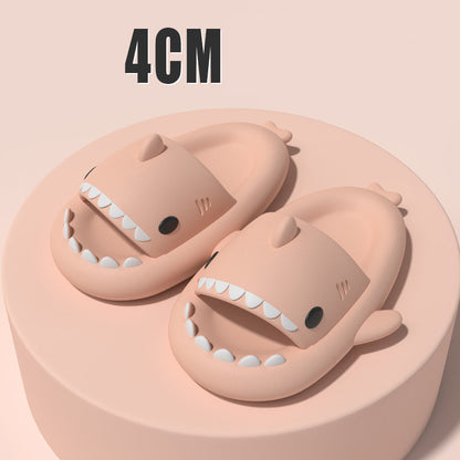 Cartoon Shark Slippers  Funny Soft Indoor & Outdoor Shoes for Couples