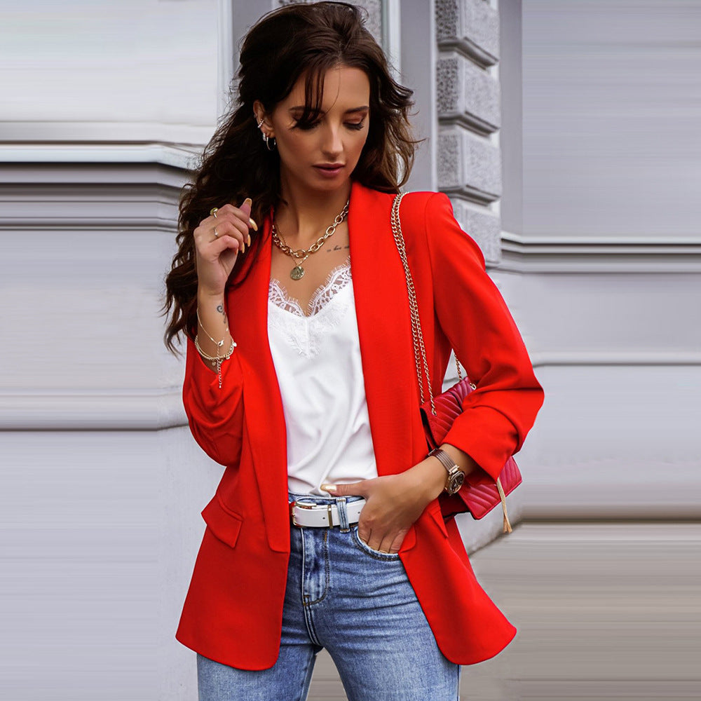 Women’s Oversized Blazer – Elegant Loose Fit Casual Jacket
