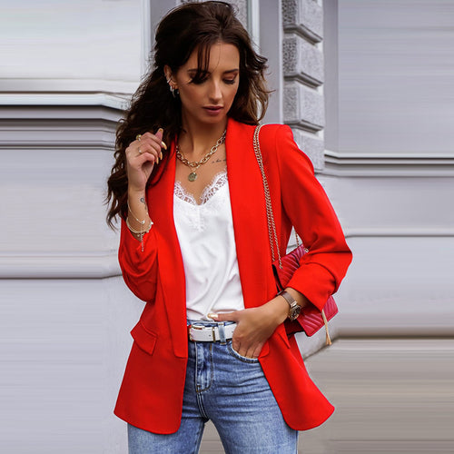 Women’s Oversized Blazer – Elegant Loose Fit Casual Jacket