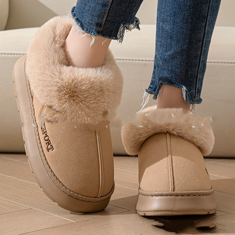 Women’s Cozy Plush Slippers – Faux Fur Soft Indoor Comfort Slides